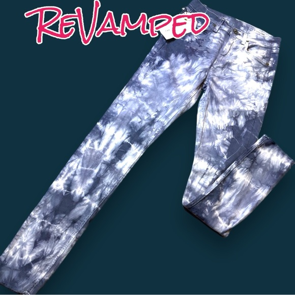 Artisan Denim - Originally NWT  Aged White 10” Classic Jeans Now Rope Dyed in Blue. Size 25